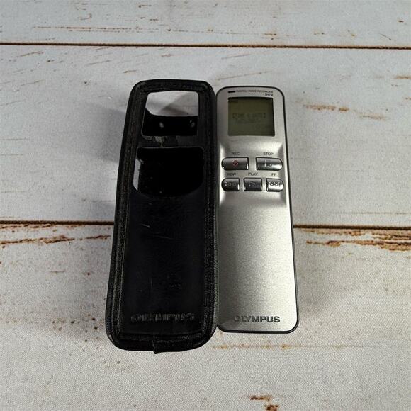 Olympus DS-2 Silver Digital Voice Recorder 64MB LCD Display 3.5mm Jack - Picture 1 of 7